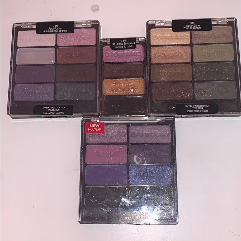 Wet n wild eyeshadow palettes